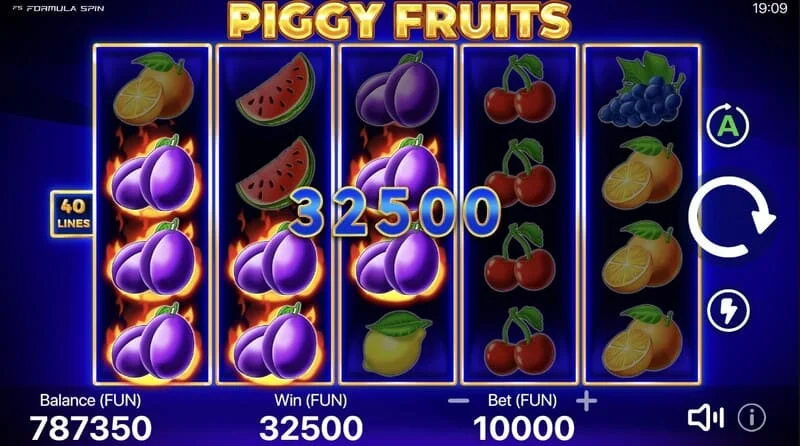 Piggy Fruits - kumbara ve meyve işaretlerinin kombinasyonu